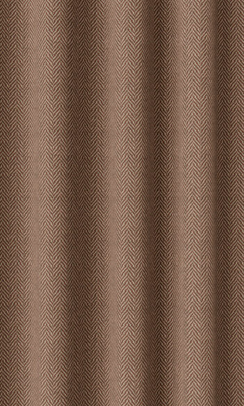Brown Patterned Custom Short Drapes