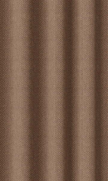 Brown Patterned Custom Short Drapes