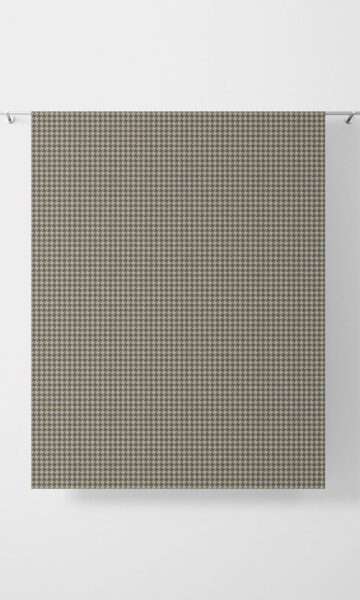 Beige Checked Window Roman Blinds