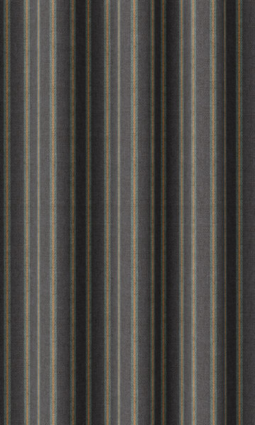 Affordable Grey Striped Custom Drapes