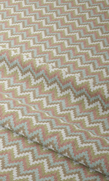 Ikat Linen Custom Window Roman Shades