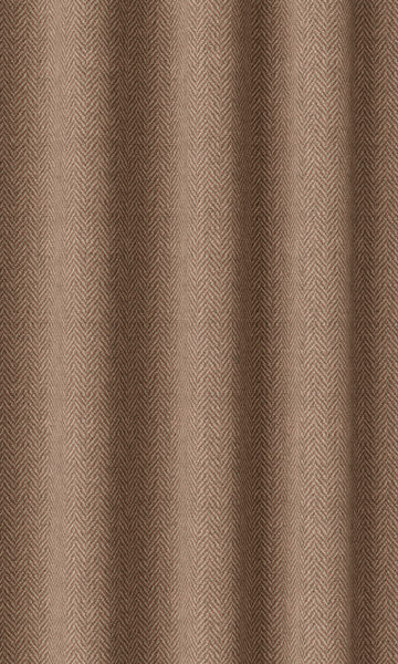 Brown Patterned Custom Drapery