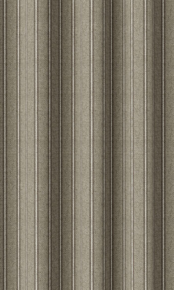 Beige Striped Custom Window Drapes