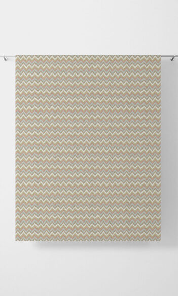 Ikat Linen Custom Window Drapery