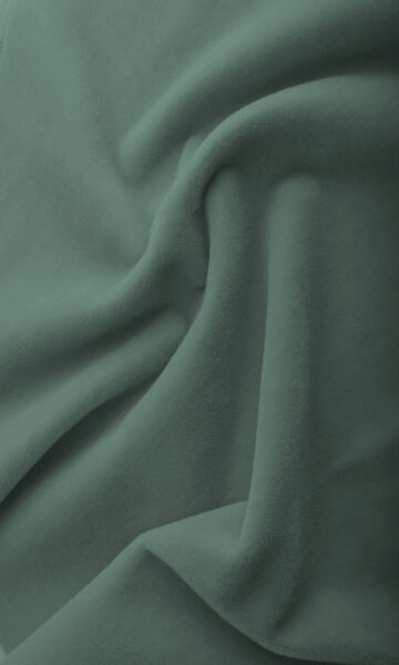 Green Velvet Custom Drapery