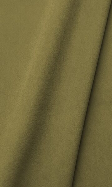 Green Velvet Custom Drapery