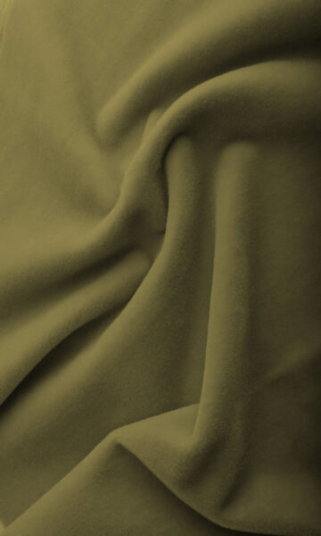 Green Velvet Custom Roman Blinds For Kitchen
