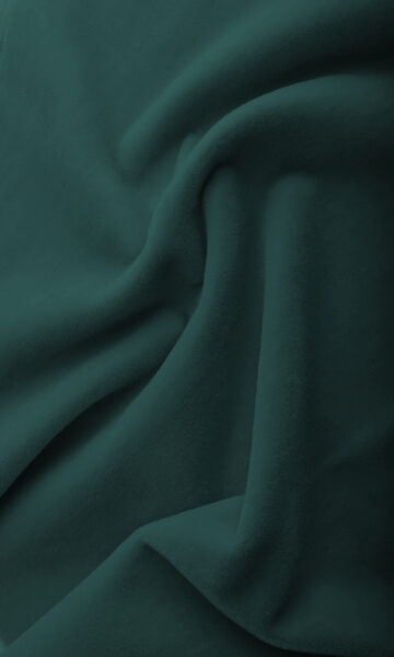 Green Velvet Short Custom Drapes