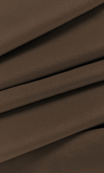 Brown Velvet Bathroom Window Roman Blinds
