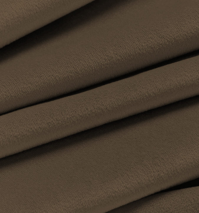 &#8216;Cacao Beans&#8217; Velvet Blinds (Coffee Brown)