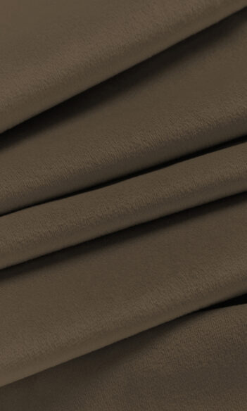 Brown Velvet Kids Room Window Roman Blinds