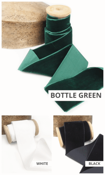 Velvet Ribbon Trim for Roman Shades & Curtains