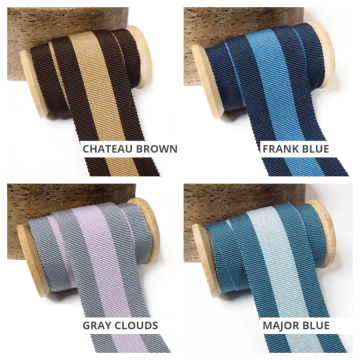Striped Ribbon Trim for Curtains &#038; Drapes (7 Colors)