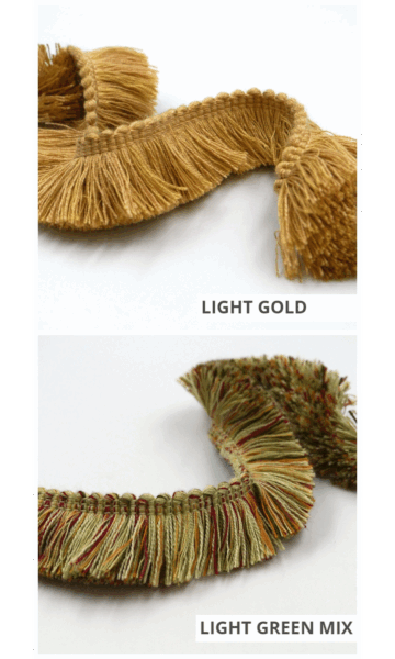 Viscose Brush Fringe Trim for Roman Shades