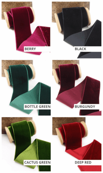 Velvet Ribbon Trim for Roman Shades & Curtains