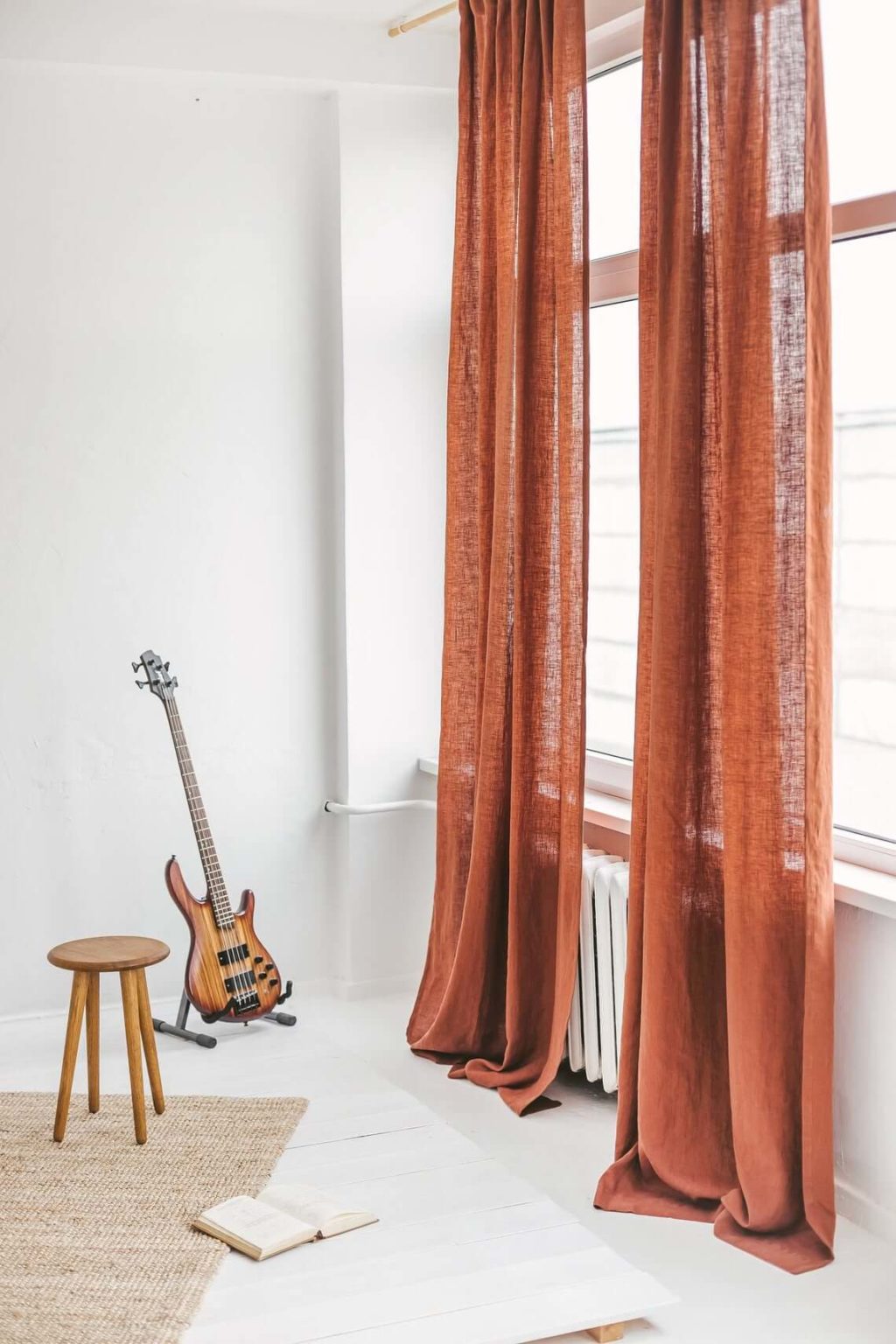 Burnt Orange Curtains I Shop & Style I Spiffy Spools