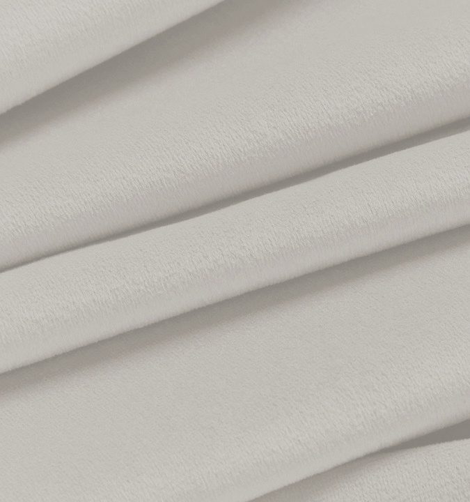 &#8216;Ancient Marble&#8217; Plain Velvet Curtains  (Warm White)