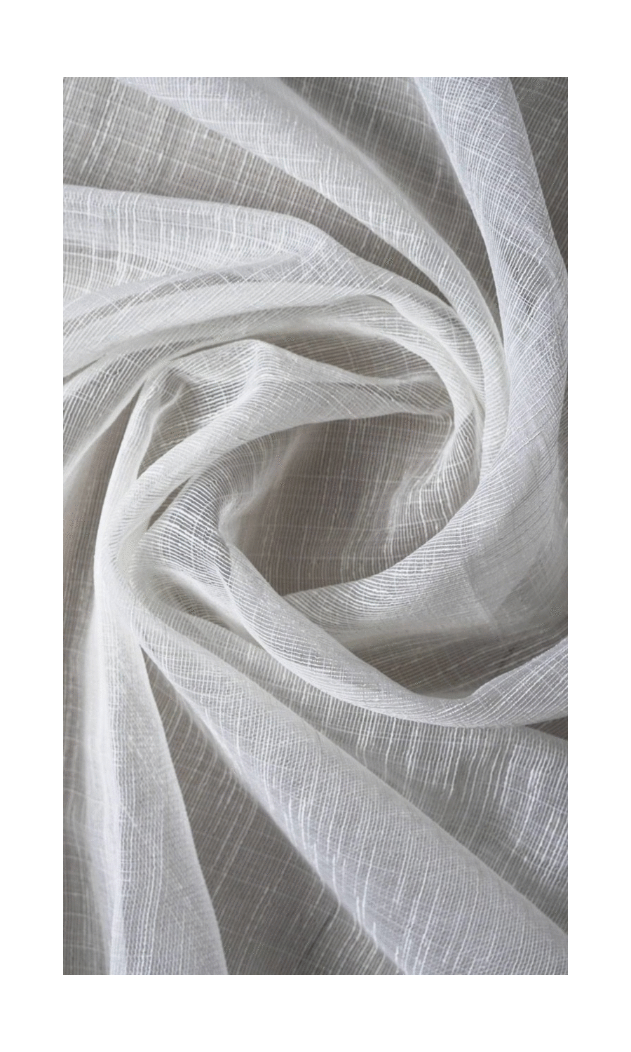 Cold Light' Fabric by the Yard (White)