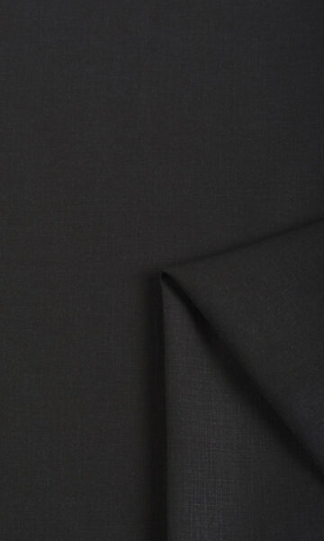 Black Custom Drapery & Roman Blinds