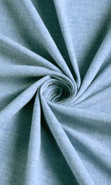 Blue Custom Drapery & Roman Blinds