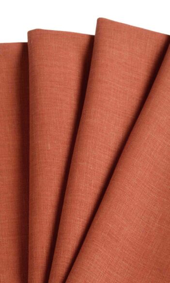 Orange Custom Drapery & Roman Blinds
