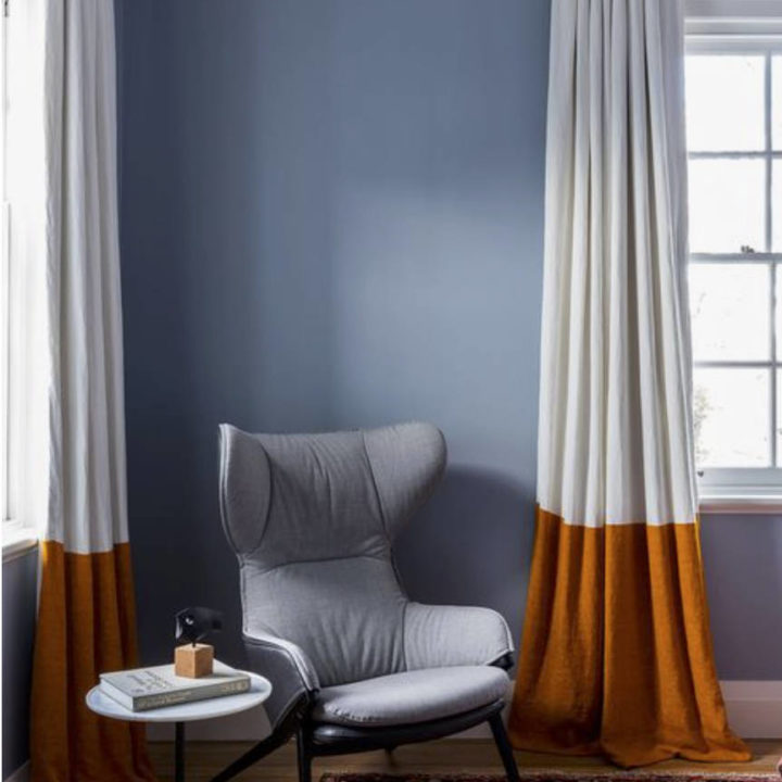 Two Tone Curtains: Double Down on Color