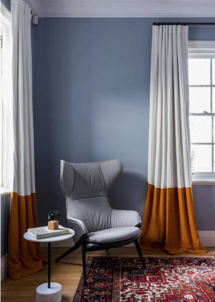 Two tone curtains