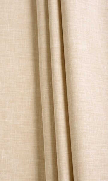 Beige Custom Curtains & Roman Shades