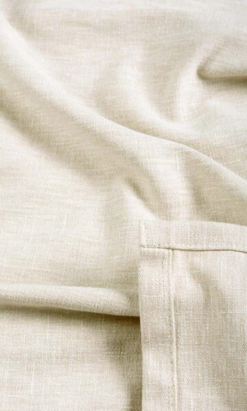 Beige Custom Curtains & Roman Shades