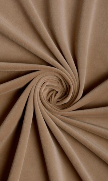 BROWN VELVET FABRIC