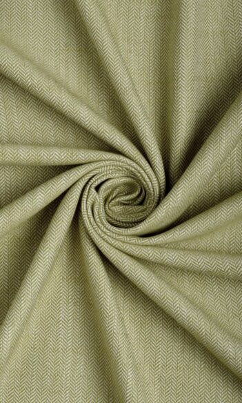 GREEN COTTON FABRIC FOR CURTAINS & ROMAN SHADES