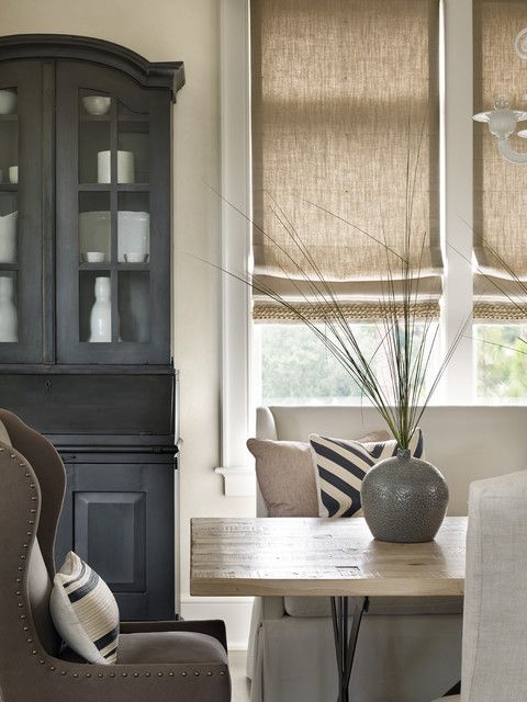 Linen Farmhouse Roman Shade