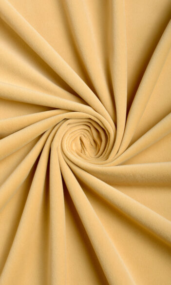 YELLOW VELVET FABRIC