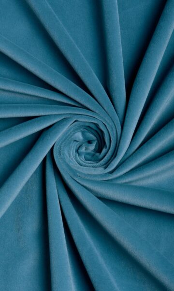BLUE VELVET FABRIC