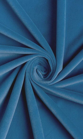 BLUE VELVET FABRIC