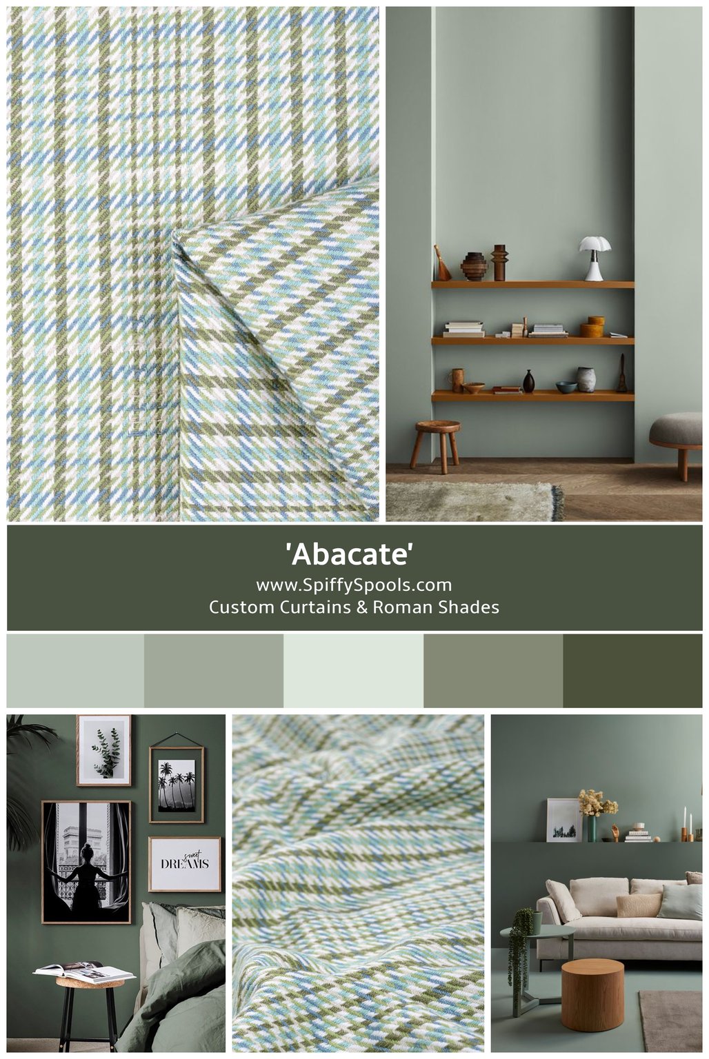 Houndstooth Curtains I Shop & Style with Spiffy Spools