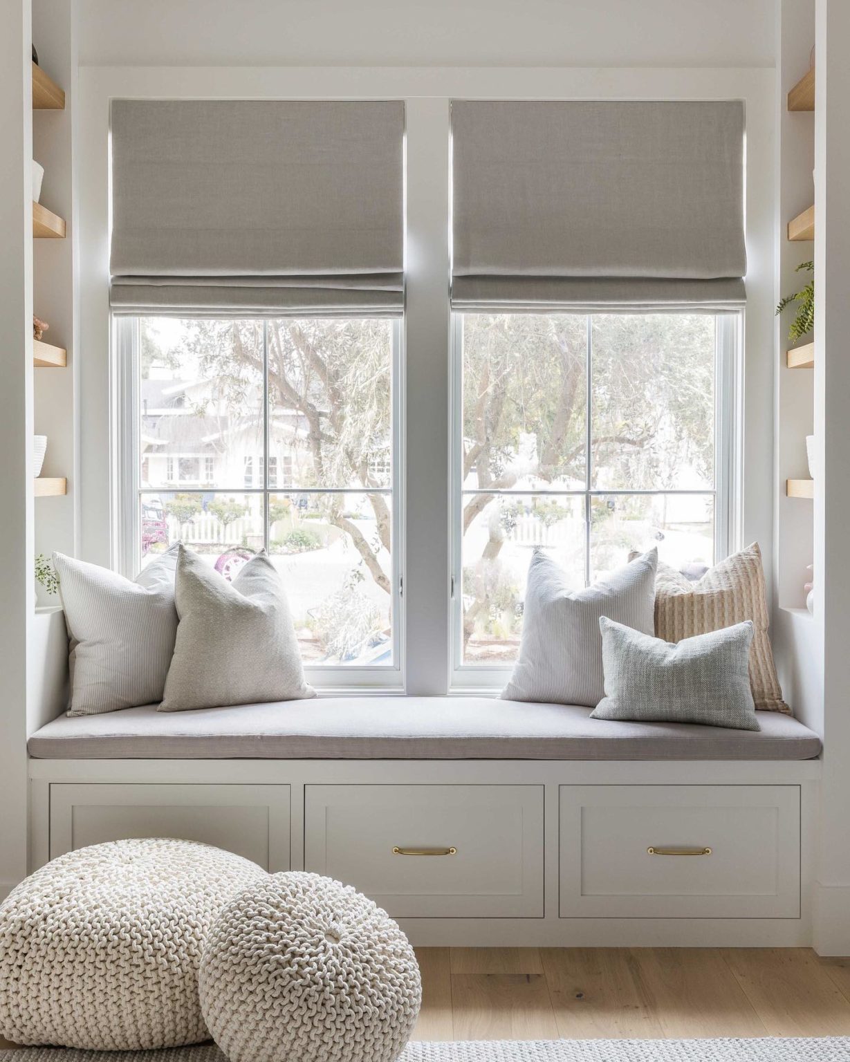 Living Room Roman Shades I Shop & Style with Spiffy Spools