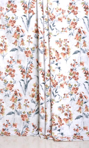 Floral Printed Curtains & Roman Shades
