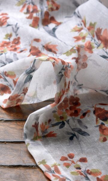 Floral Printed Curtains & Roman Shades