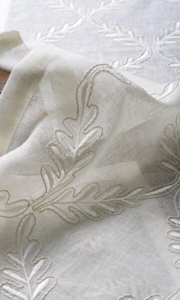 Sheer Window Curtains & Roman Shade
