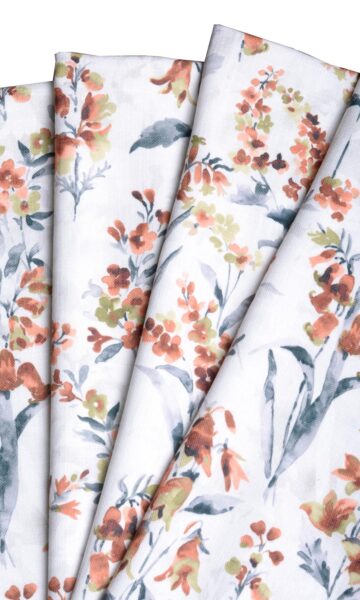 Floral Printed Curtains & Roman Shades