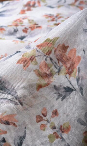 Floral Printed Curtains & Roman Shades