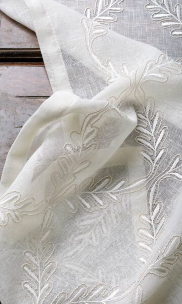 Sheer Window Curtains & Roman Shade