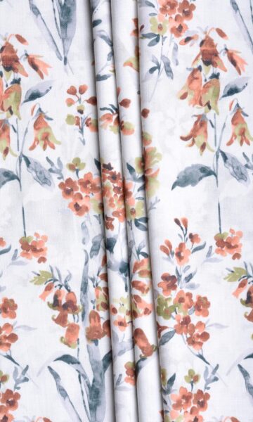 Floral Printed Curtains & Roman Shades