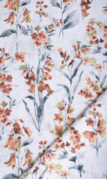 Floral Printed Curtains & Roman Shades