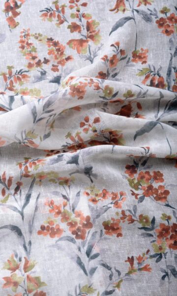 Floral Printed Curtains & Roman Shades