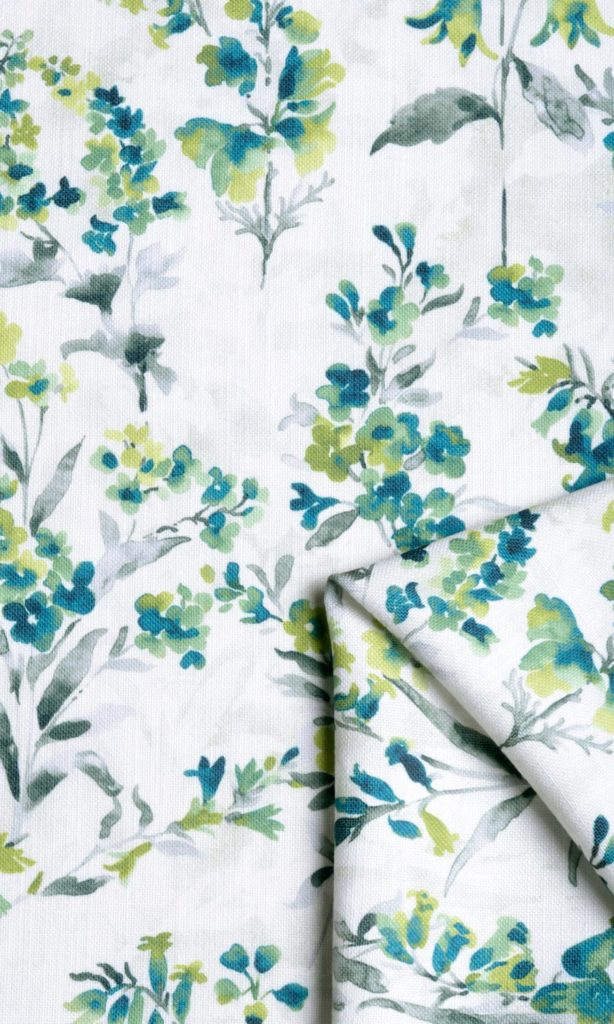 Amber Evening Garland Blue Fabric main image 0