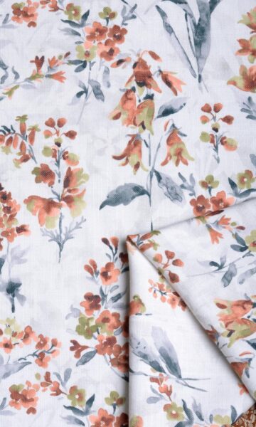 Floral Printed Curtains & Roman Shades