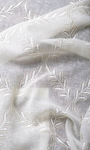 Sheer Window Curtains & Roman Shade