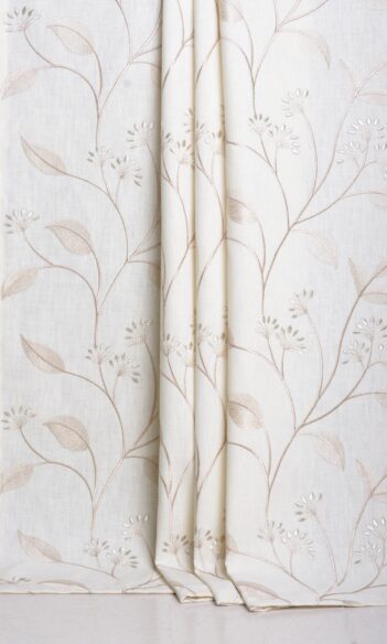 Floral Window Curtains & Roman Shades